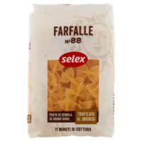 Selex Pasta Di Semola Trafilata Al Bronzo Farfalle 500 g