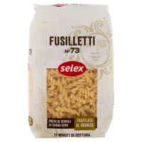 Selex Pasta Di Semola Trafilata Al Bronzo Fusilletti 500 g