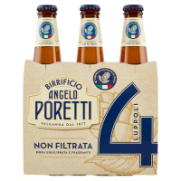 Birrificio Angelo Poretti Non Filtrata 4 Luppoli 3 x 33 Cl