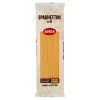 Selex Pasta Di Semola Trafilata Al Bronzo Spaghettini 500 g