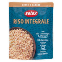 Selex Cereali Cotti a Vapore Riso Integrale 250 g