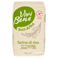 Vivi Bene Senza Glutine Farina Di Riso Senza Glutine 500 g