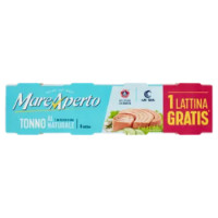 Mare Aperto Tonno Al Naturale e Un Pizzico Di Sale 4 x 80 g