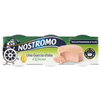 Nostromo Una Goccia D'Olio Il Deciso Tonno Pinne Gialle All'Olio Extravergine Di Oliva 3 x 65 g