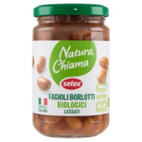 Selex Natura Chiama Fagioli Borlotti Lessati Italiani Biologici 300 g