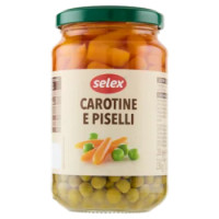 Selex Carotine e Piselli Lessati 360 g