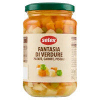 Selex Fantasia Di Verdure Patate, Carote, Piselli 360 g