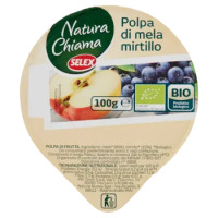Selex Natura Chiama Polpa Di Mela e Mirtillo Biologica 100 g