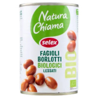 Selex Natura Chiama Fagioli Borlotti Lessati Biologici 400 g