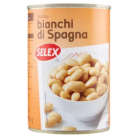 Selex Fagioli Bianchi Di Spagna Lessati 400 g