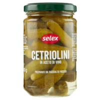 Selex Cetriolini Aromatizzati Con Aceto Di Vino 300 g