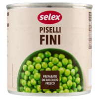 Selex Piselli Fini Lessati 400 g