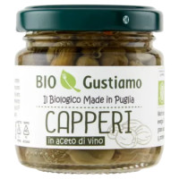 Bio Gustiamo Capperi In Aceto Di Vino 100 g