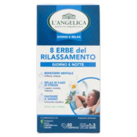 L'Angelica Sonno e Relax 8 Erbe Del Rilassamento Giorno e Notte 50 Compresse 22,5 g