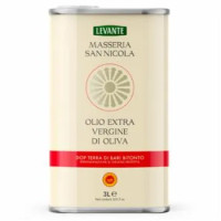 Levante Masseria San Nicola Olio Extra Vergine Di Oliva Dop "terra Di Bari - Bitonto" 3 L