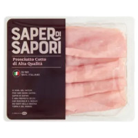 Selex Saper Di Sapori Prosciutto Cotto Di Alta Qualità Nazionale a Fette 120 g