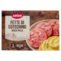 Selex 3 Fette Di Cotechino Senza Pelle Cotto 150 g
