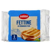 Selex Fettine Di Formaggio Fuso 8 Fette 200 g