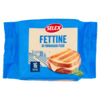Selex Fettine Di Formaggio Fuso 16 Fette 400 g