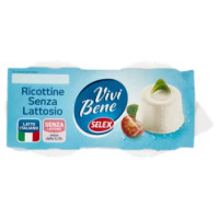 Selex Vivi Bene Ricotta Senza Lattosio 2x100 g