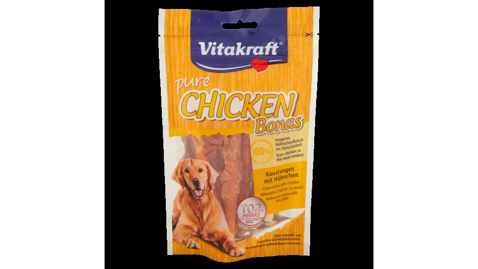 Vitakraft Pure Chicken Bonas Bastoncini Masticabili Con Pollo 80 g