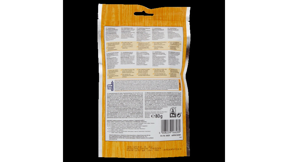 Vitakraft Pure Chicken Bonas Bastoncini Masticabili Con Pollo 80 g