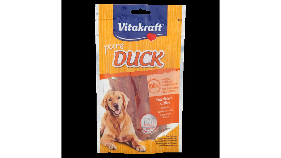 Vitakraft Pure Duck Strisce Di Carne Di Anatra 80 g