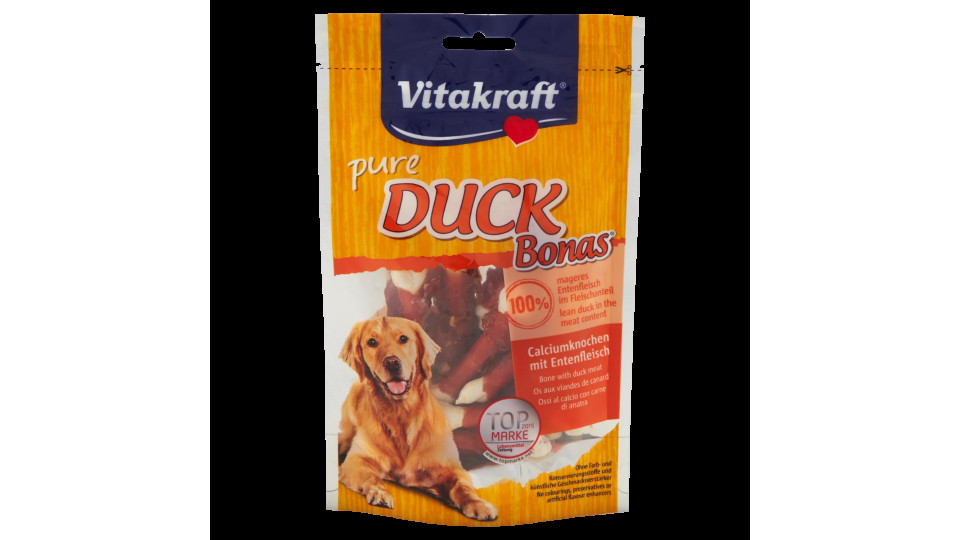 Vitakraft Pure Duck Bonas Ossi Al Calcio Con Carne Di Anatra 80 g