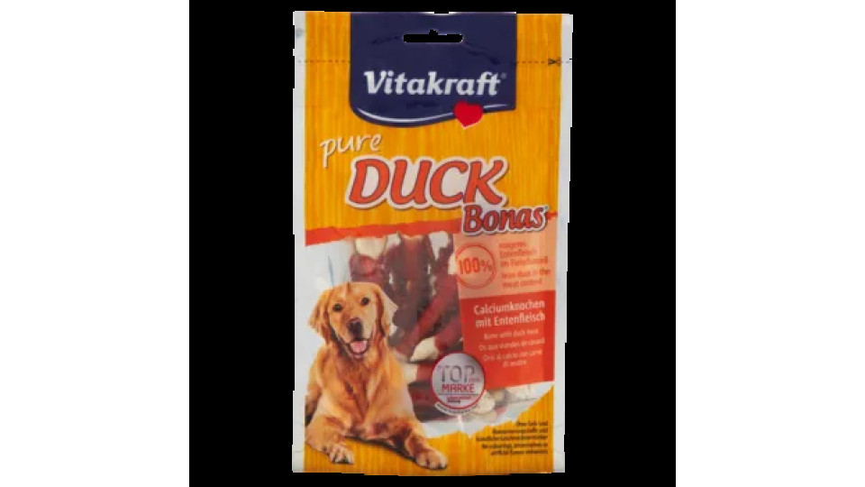 Vitakraft Pure Duck Bonas Ossi Al Calcio Con Carne Di Anatra 80 g
