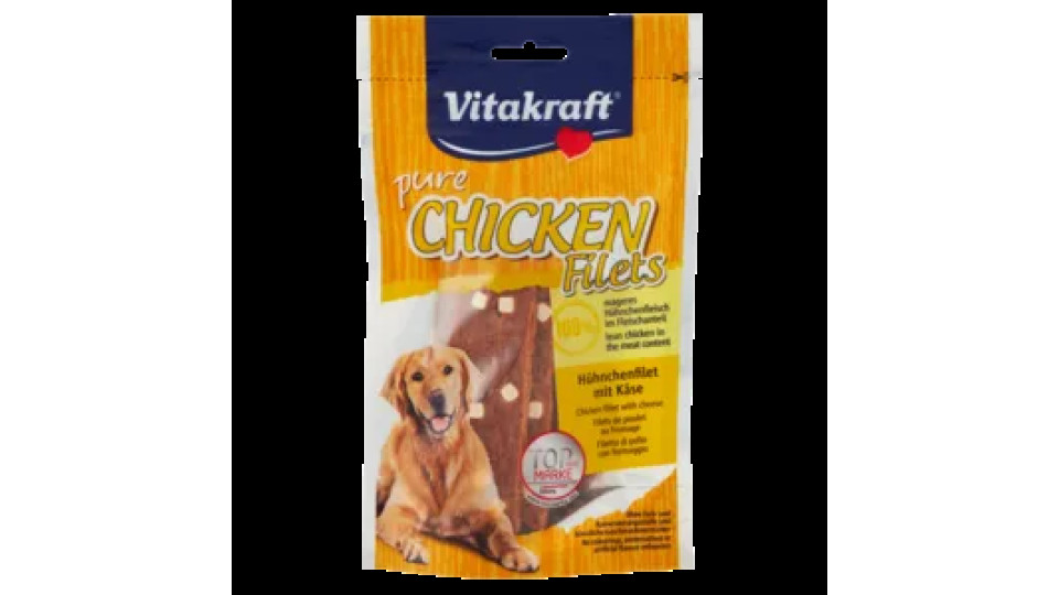 Vitakraft Pure Chicken Filets Filetto Di Pollo Con Formaggio 80 g