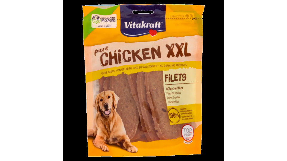 Vitakraft Pure Chicken XXL Filets Filetti Di Pollo 250 g