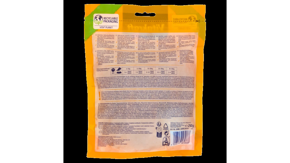 Vitakraft Pure Chicken XXL Filets Filetti Di Pollo 250 g