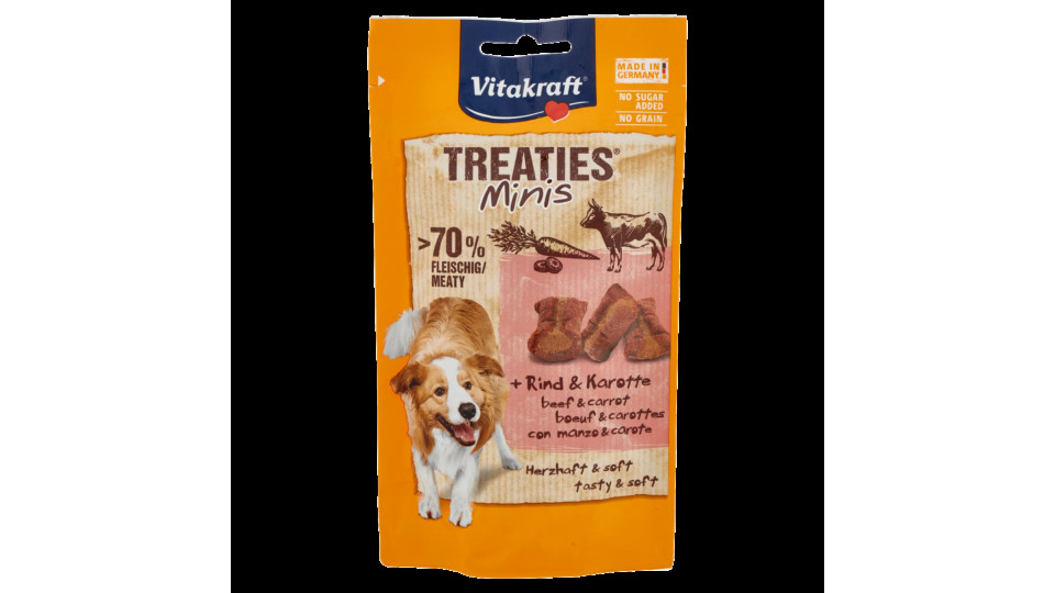 Vitakraft Treaties Minis Con Manzo & Carote 48 g