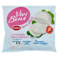 Selex Vivi Bene Mozzarella Senza Lattosio 3x100 g