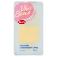 Selex Vivi Bene Mozzarella Senza Lattosio a Fette 150 g