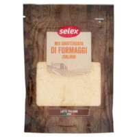 Selex Mix Di Formaggi Grattugiati 100 g