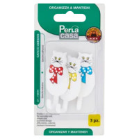 PerLa Casa Organizza & Mantieni Gancio Adesivo 3 Pz