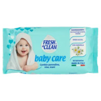 Fresh & Clean Baby Care Salviettine Igienizzanti 60 Pz