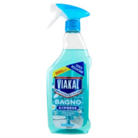 Viakal Express Spray Bagno Senza Risciacquo Fiori Bianchi 470+30ML Gratis
