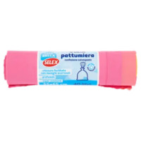 Selex Casa Bella Sacchi Pattumiera Maxi Antigoccia Rosa Con Maniglie Cm 55X65 12 Pezzi