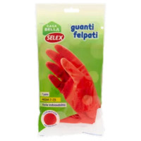 Selex Casa Bella Guanti Felpati Misura Media (7-7,5)