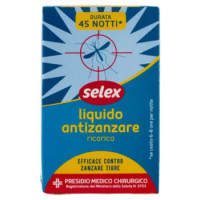 Selex Insetticida Liquido Antizanzare Ricarica Per Elettroemanatore 33 Ml