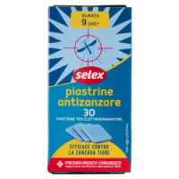 Selex Insetticida Piastrine Antizanzare 30 Pezzi