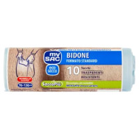 My Sac Eco Secco Bidone Formato Standard 70x130cm Sacchi 10 Pz