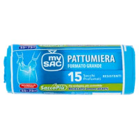 My Sac Pattumiera Formato Grande 55x75cm Sacchi Profumati 15 Pz