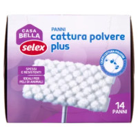 Selex Casa Bella Panno Cattura Polvere Plus 14 Pezzi
