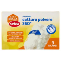 Selex Casa Bella Piumino Cattura Polvere 360° 9 Pezzi