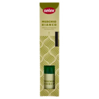 Selex Diffusore Di Fragranza Con Bastoncini Muschio Bianco 125 Ml