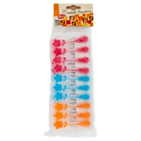 Selex Mollette Biancheria Plastica 10 Pezzi