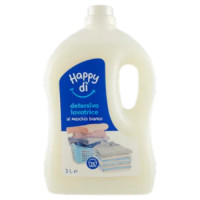Happy Dì Detersivo Per Lavatrice Liquido Muschio Bianco 3 L